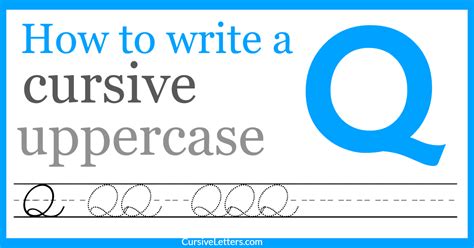 how to write a cursive q capital|Cursive Q – How to Write a Capital Q in Cursive .